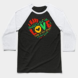 I Have Decided To Stick With Love Mlk Black History Month Baseball T-Shirt